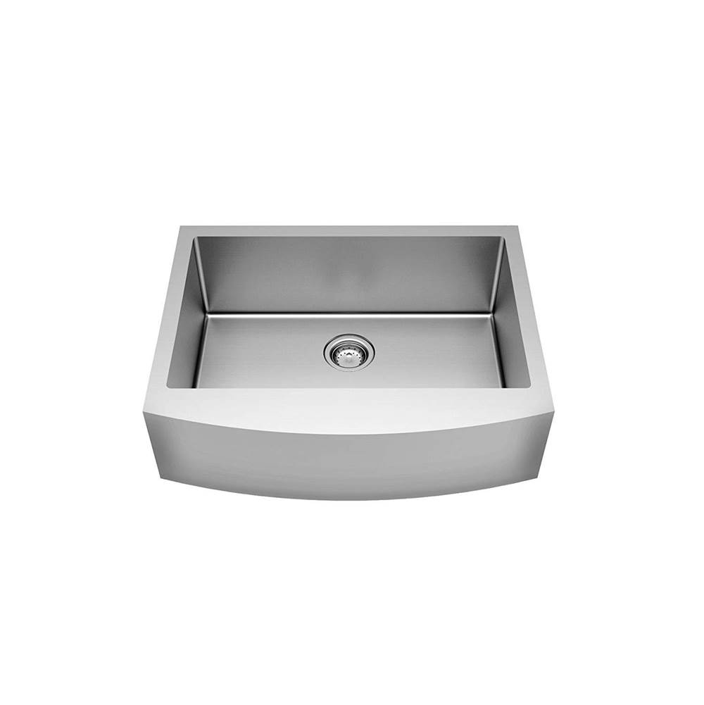 American Standard Pekoe® 33 x 22-Inch Stainless Steel Single Bowl Farmhouse Apron Front Kitchen Sink