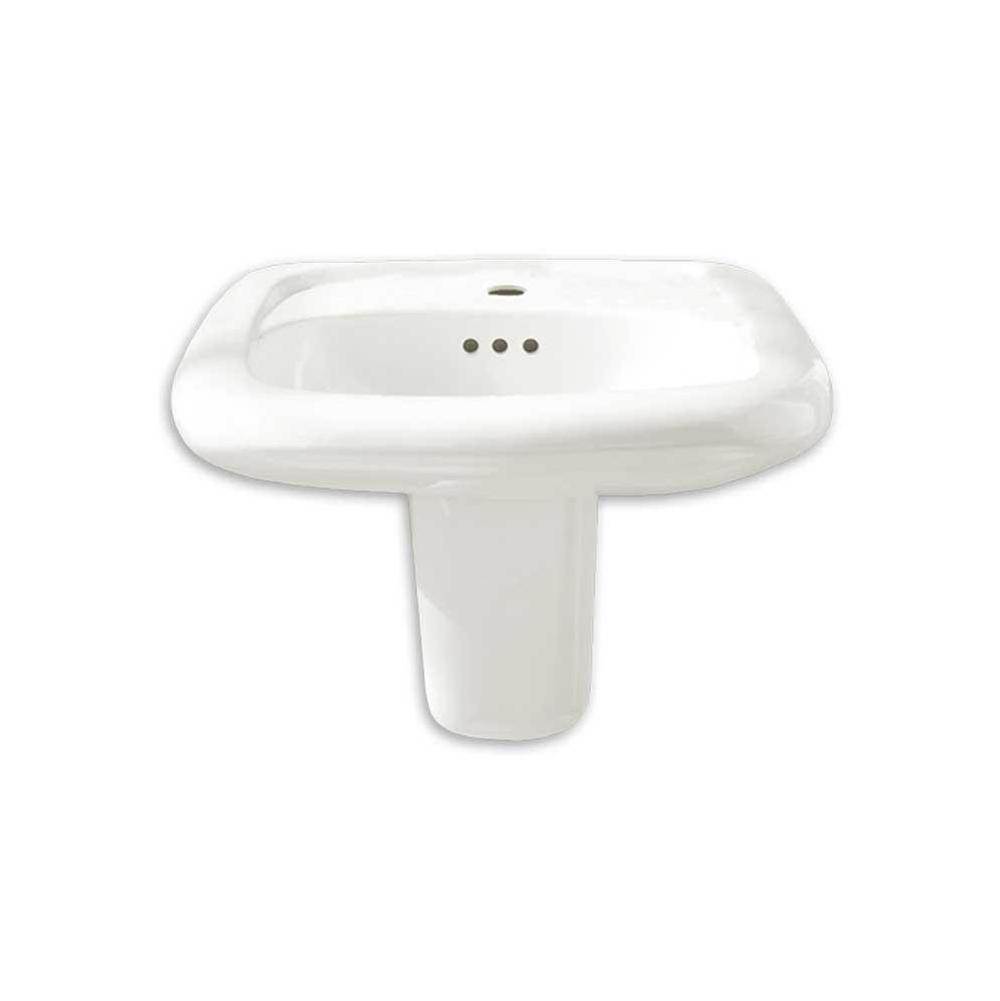 American Standard Murro™ Wall-Hung EverClean® Sink With Center Hole Only and Extra Right-Hand Hole