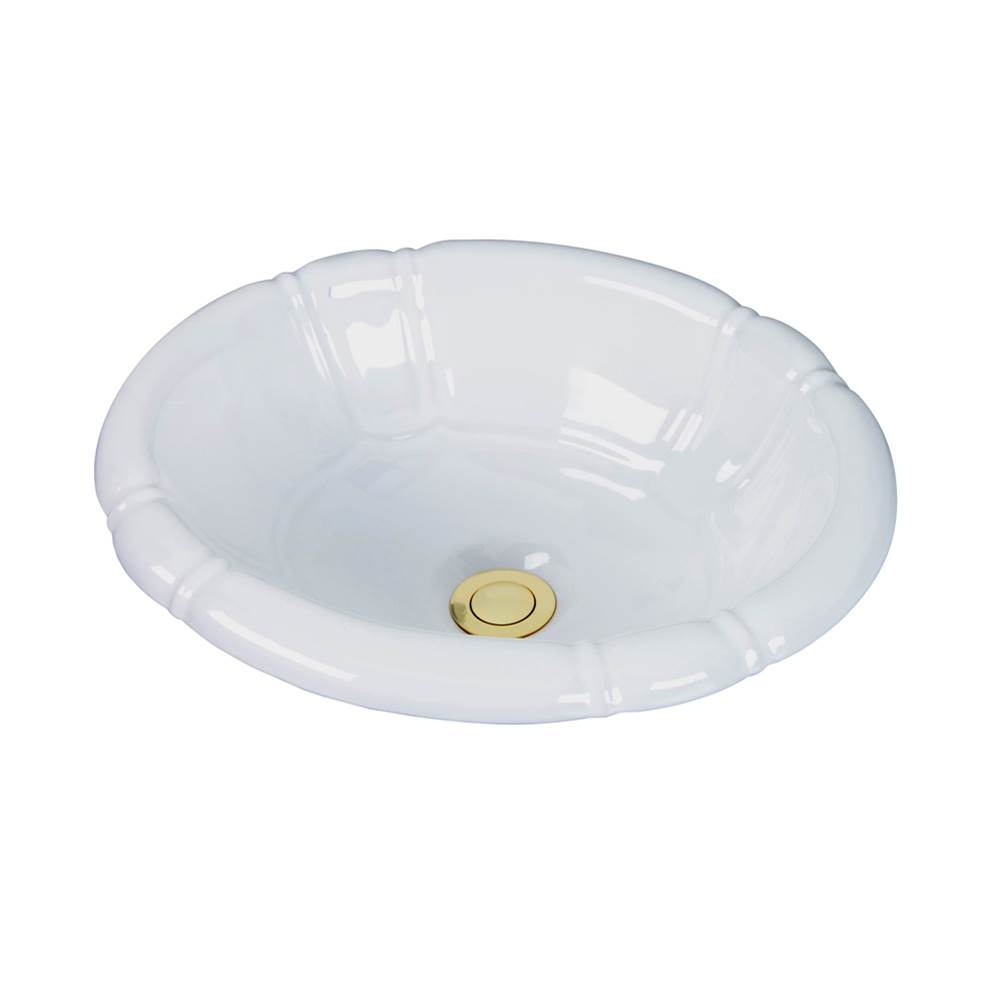 Barclay Sienna Drop In Bowl, White