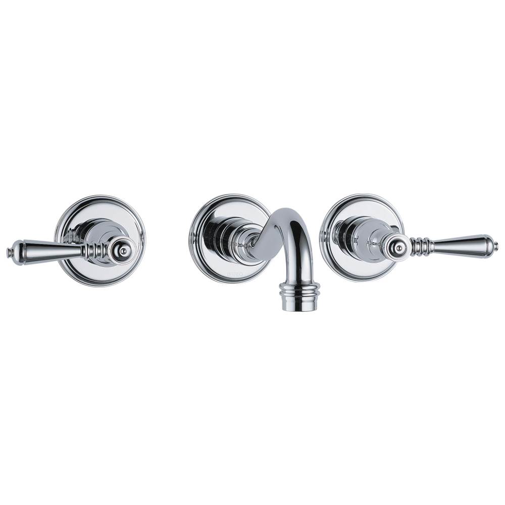 Brizo Tresa® Two-Handle Wall Mount Lavatory Faucet with Lever Handles 1.2 GPM