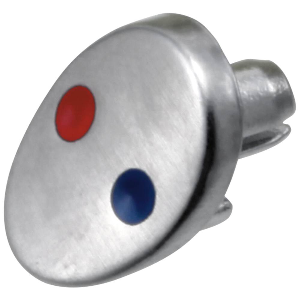 Delta Faucet Pilar® Button - Red / Blue - Finished