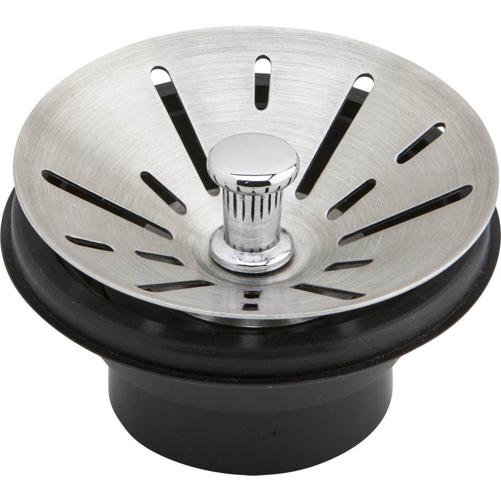 Elkay 3-1/2'' Disposal Stopper / Strainer for use with Perfect Drain or InSinkErator® Disposal Satin Finish