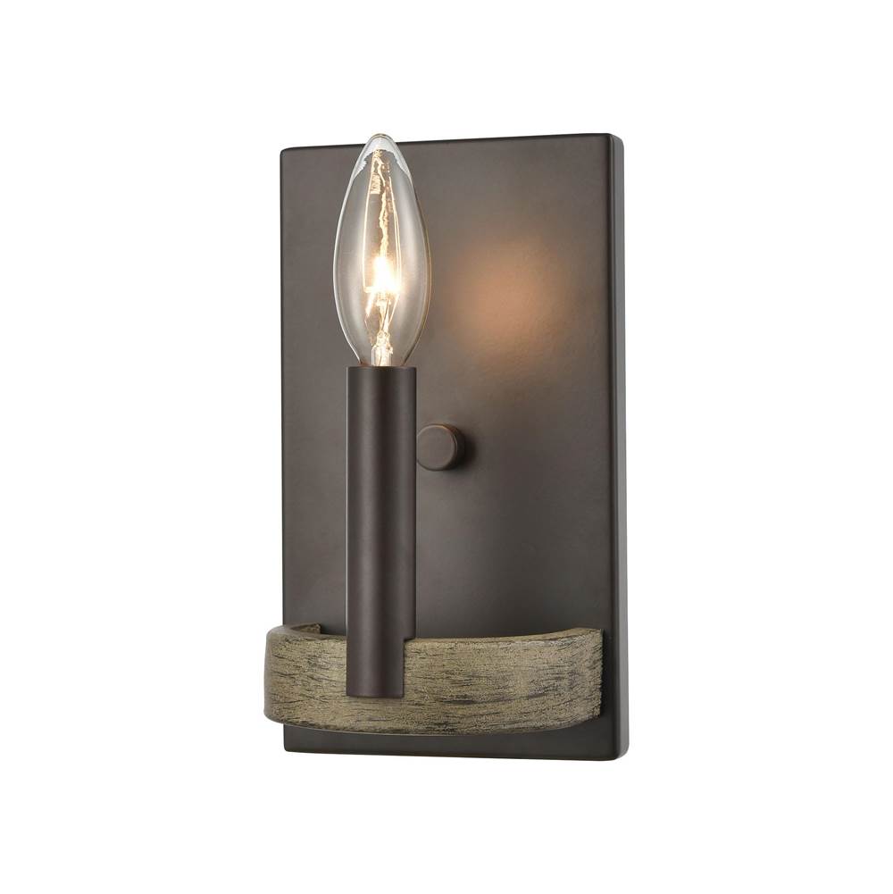Elk Lighting Transitions 8'' High 1-Light Sconce - Oil Rubbed Bronze
