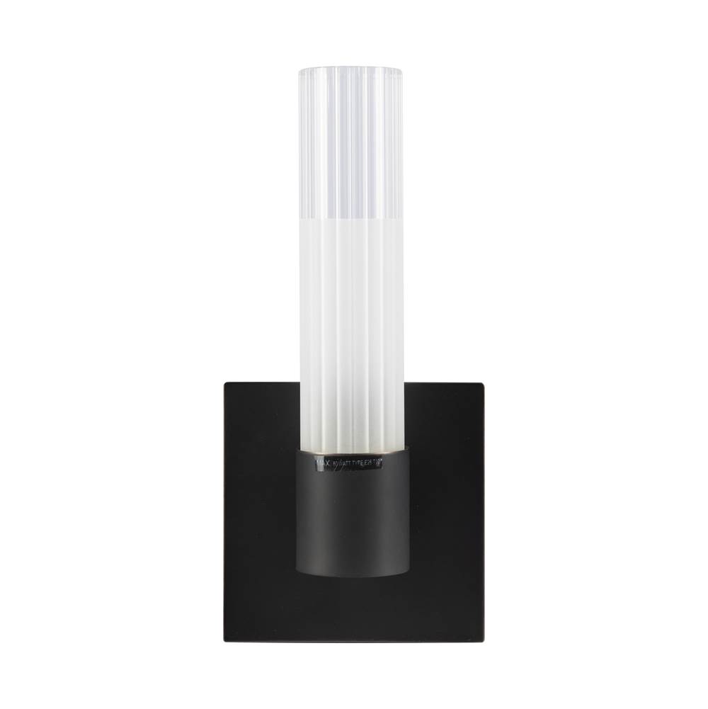 Elk Lighting Regato Uno 120V Sconce. Frosted Glass W/Clear Top / Orb Finish.