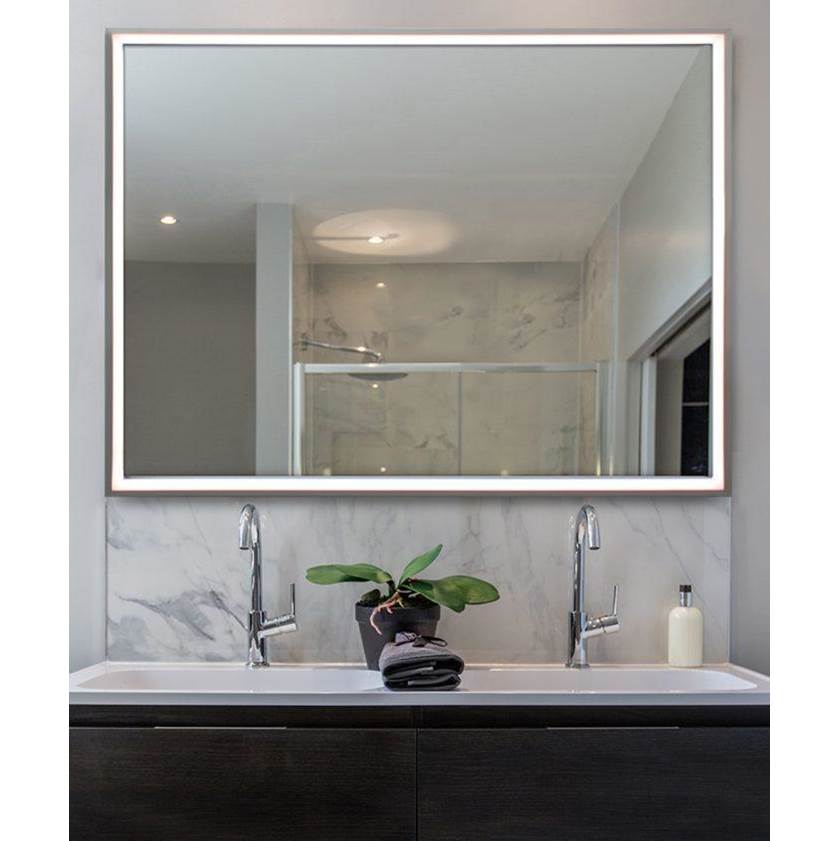 Electric Mirror Radiance - Black Frame Lighted Mirror