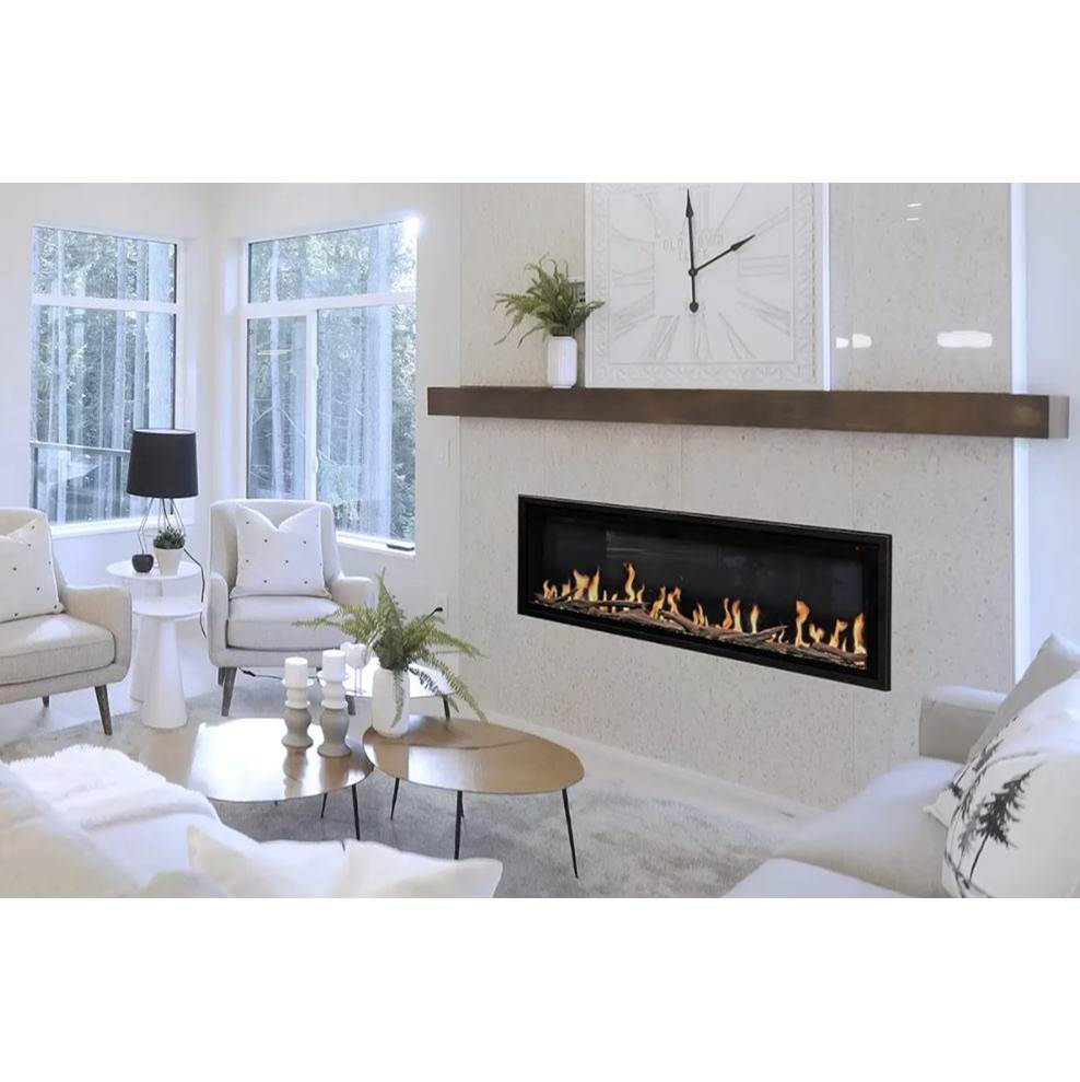 Modern Flames Orion 60'' Slim Heliovision Fireplace (6'' Deep - 15'' Viewing)