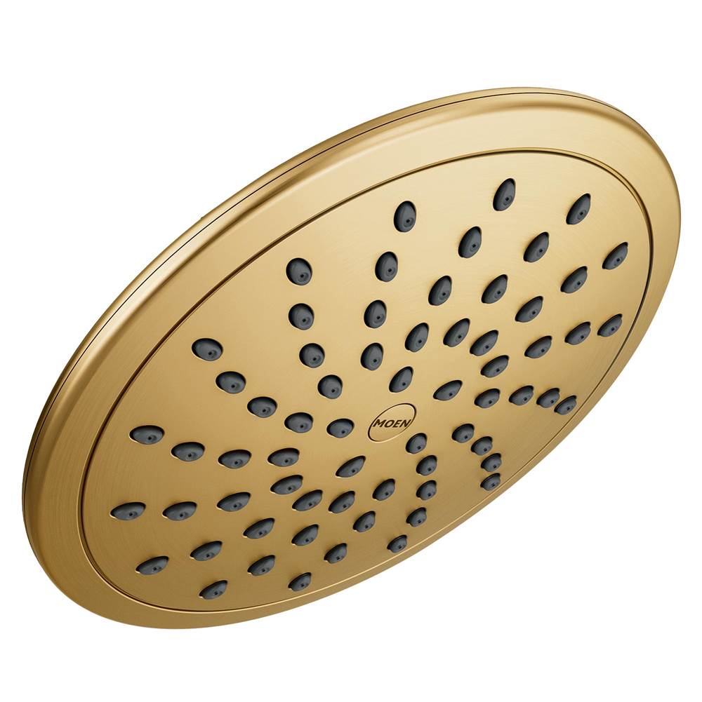 Moen 8-Inch Fixed Eco-Performance Rainshower Showerhead in Brushed Gold