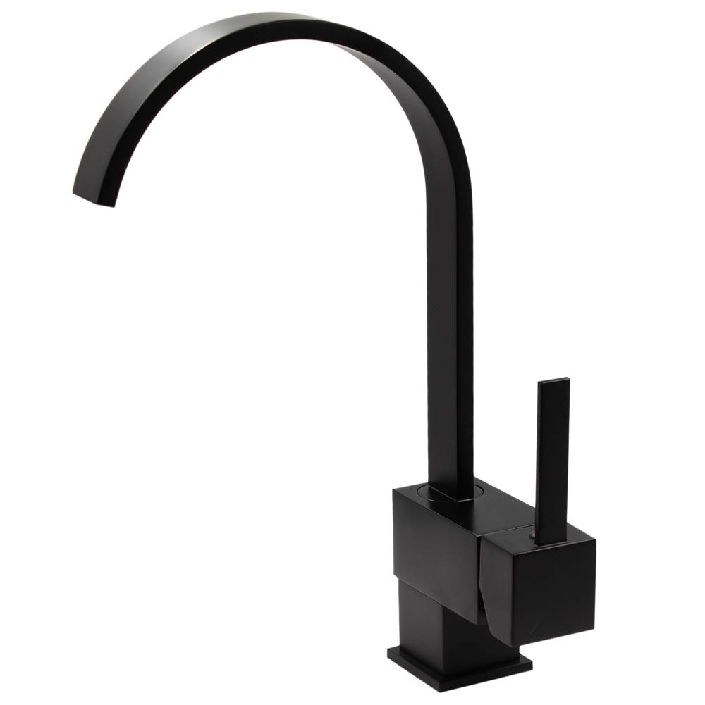 Novatto Novatto WRIGHT Single Handle Pivotal Bar Faucet in Matte Black, NBPF-108MB