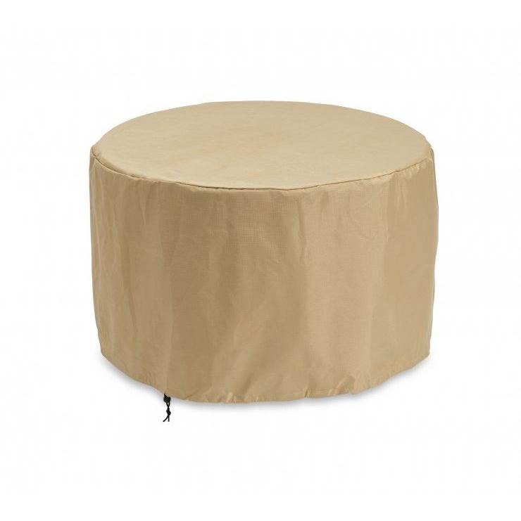 The Outdoor Greatroom Round Tan Protective Cover. (55'' W X 55'' D X 18'' H)
