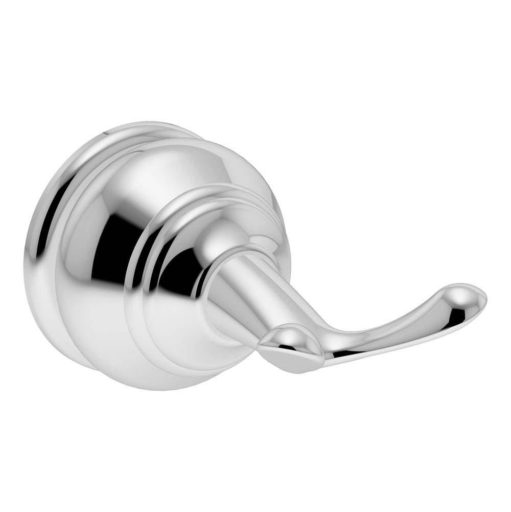 Symmons Allura Wall-Mounted Double Robe Hook in Polished Chrome