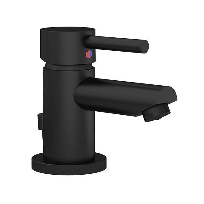 Symmons Dia Single Hole Single-Handle Bathroom Faucet with Drain Assembly in Matte Black (1.5 GPM)