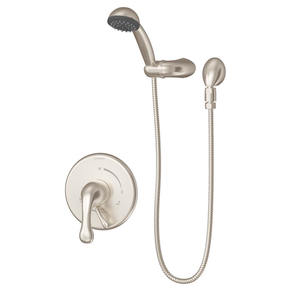 Symmons Unity Single Handle 1-Spray Hand Shower Trim in Satin Nickel- 1.5 GPM (Valve Not Included)