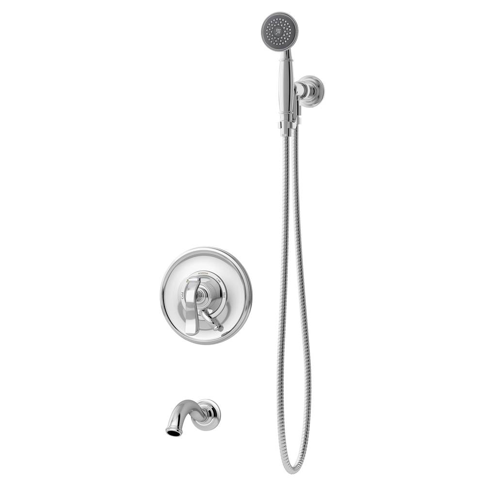 Symmons Winslet Single Handle 1-Spray Tub and Hand Shower Trim in Polished Chrome - 1.5 GPM (Valve Not Included)