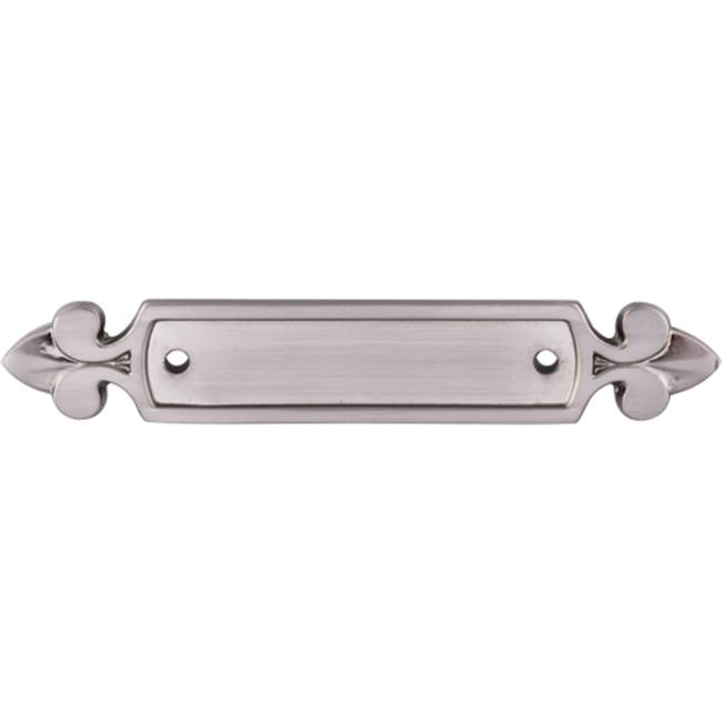 Top Knobs Dover Backplate 2 1/2 Inch (c-c) Brushed Satin Nickel