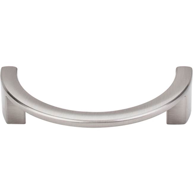 Top Knobs Half Circle Open Pull 3 1/2 Inch (c-c) Brushed Satin Nickel