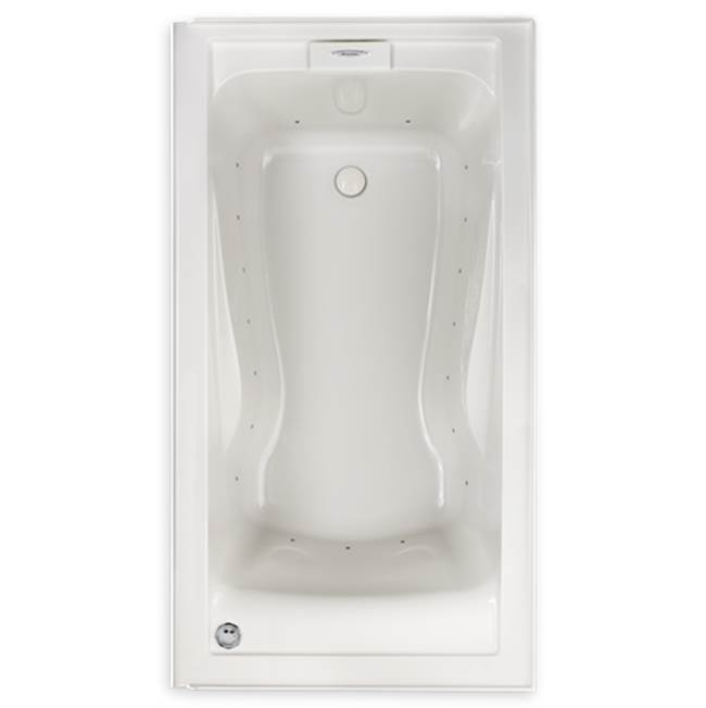 American Standard Evolution® 60 x 32-Inch Deep Soak® Integral Apron Bathtub Left-Hand Outlet With EverClean® Hydromassage System