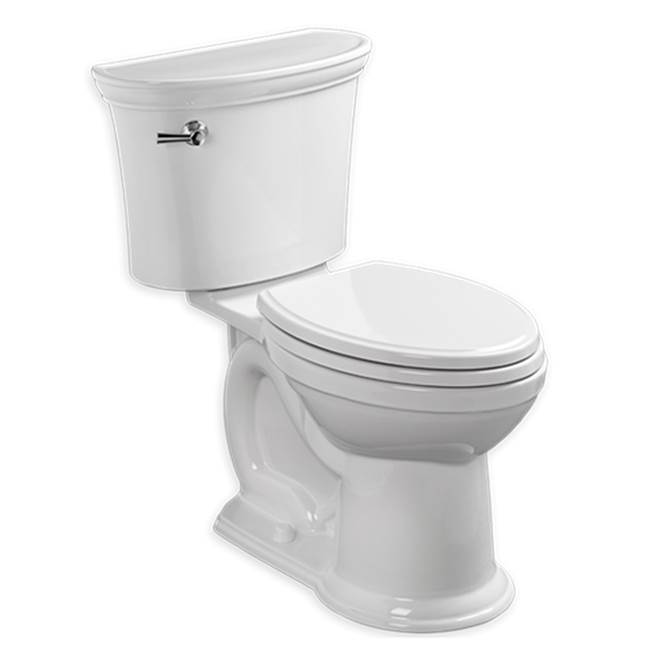 American Standard Heritage VorMax Two-Piece 1.28 gpf/4.8 Lpf Chair Height Elongated Toilet less Seat