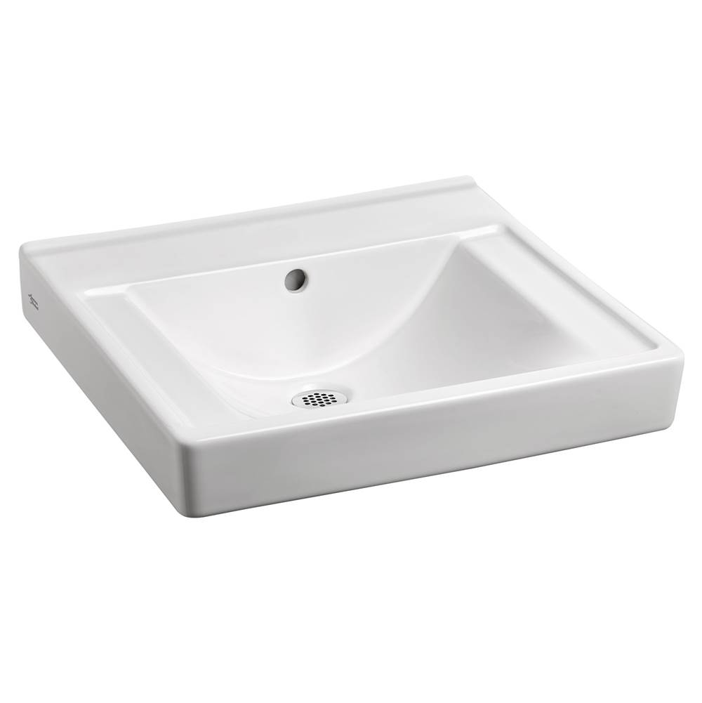 American Standard Decorum® Wall-Hung EverClean® Sink, No Faucet Holes