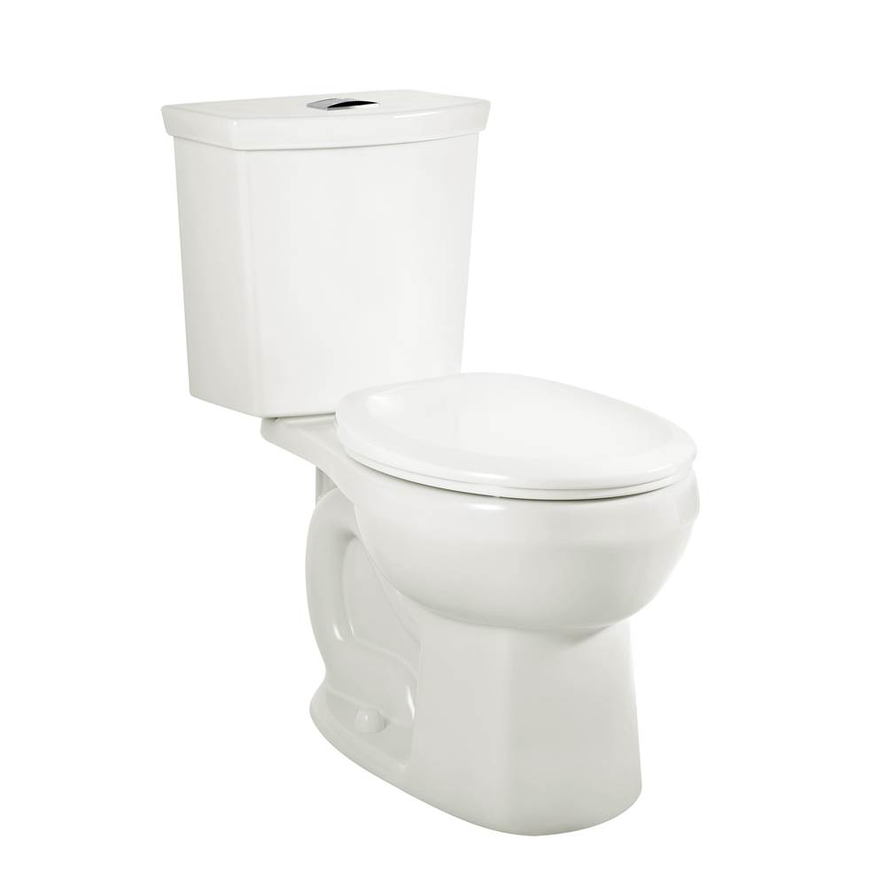 American Standard H2Option® Two-Piece Dual Flush 1.28 gpf/4.8 Lpf and 0.92 gpf/3.5 Lpf Standard Height Round Front Toilet With Liner Less Seat