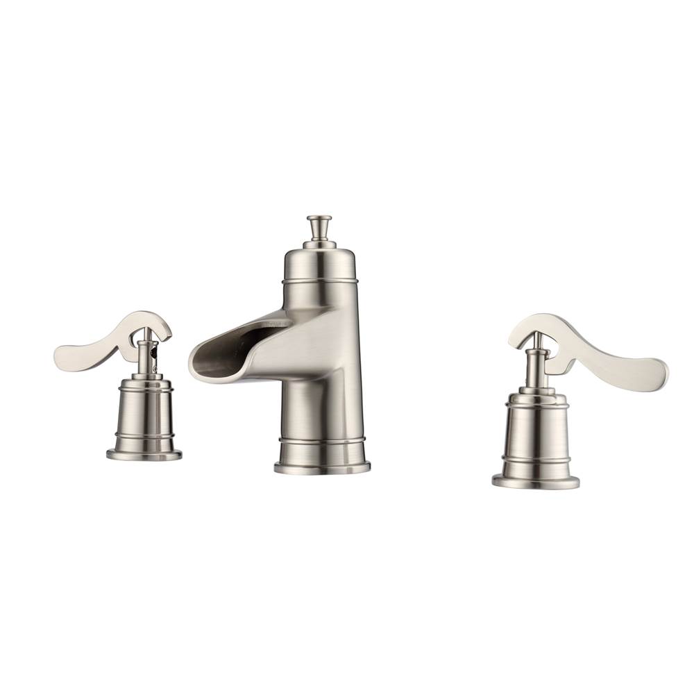 Central Kitchen & Bath ShowroomBarclayBatson Widespread Lav Faucetw/Hoses, Lever Handles, BN