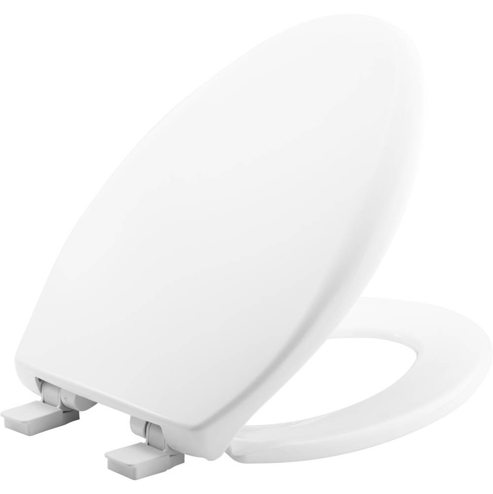 Bemis Bemis Affinity® Elongated Plastic Toilet Seat in White with STA-TITE® Seat Fastening System
