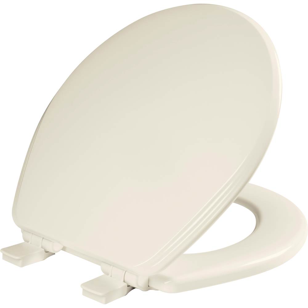 Bemis Bemis Ashland™ Round Enameled Wood Toilet Seat in Biscuit with STA-TITE® Seat Fastening System
