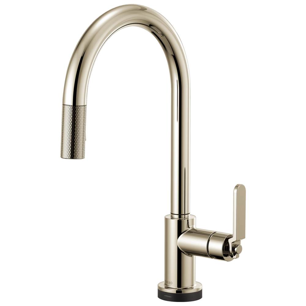 Brizo Litze® SmartTouch® Pull-Down Kitchen Faucet with Arc Spout and Industrial Handle