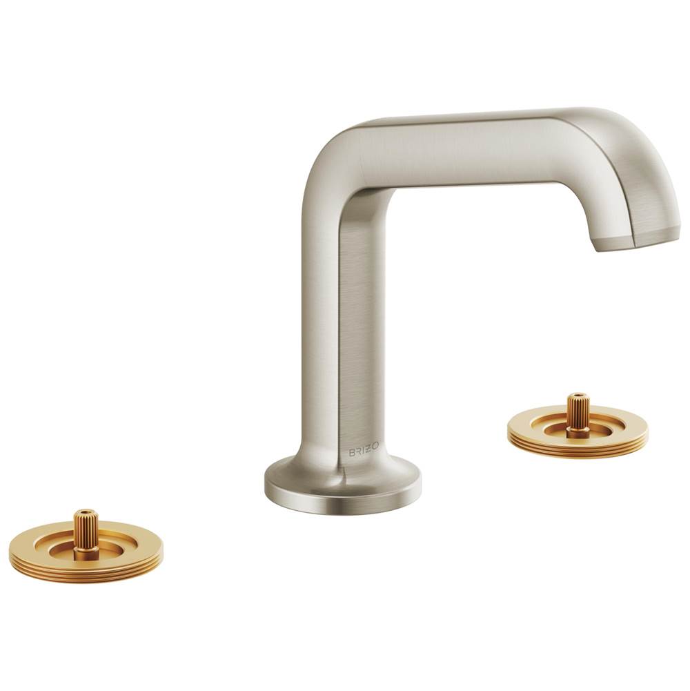 Brizo Kintsu® Widespread Lavatory Faucet with Angled Spout - Less Handles 1.5 GPM