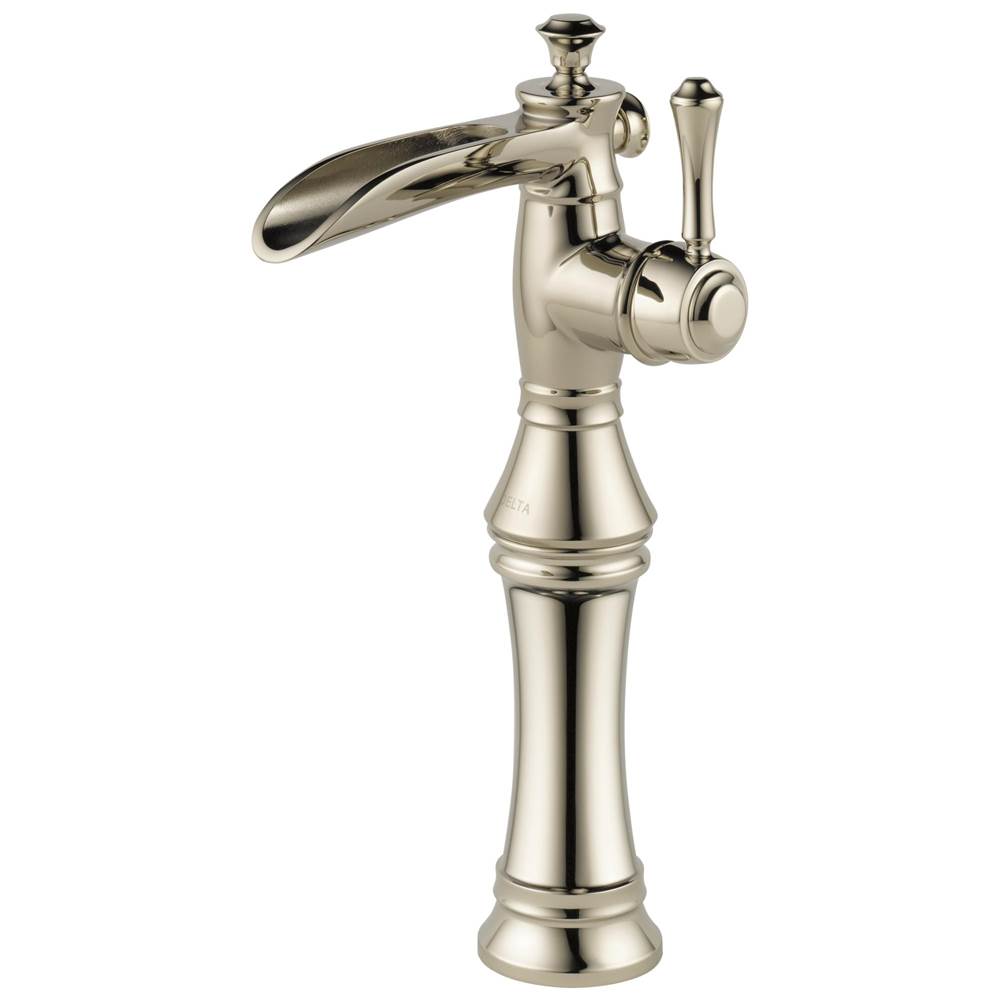 Delta Faucet Cassidy™ Single Handle Channel Vessel Bathroom Faucet