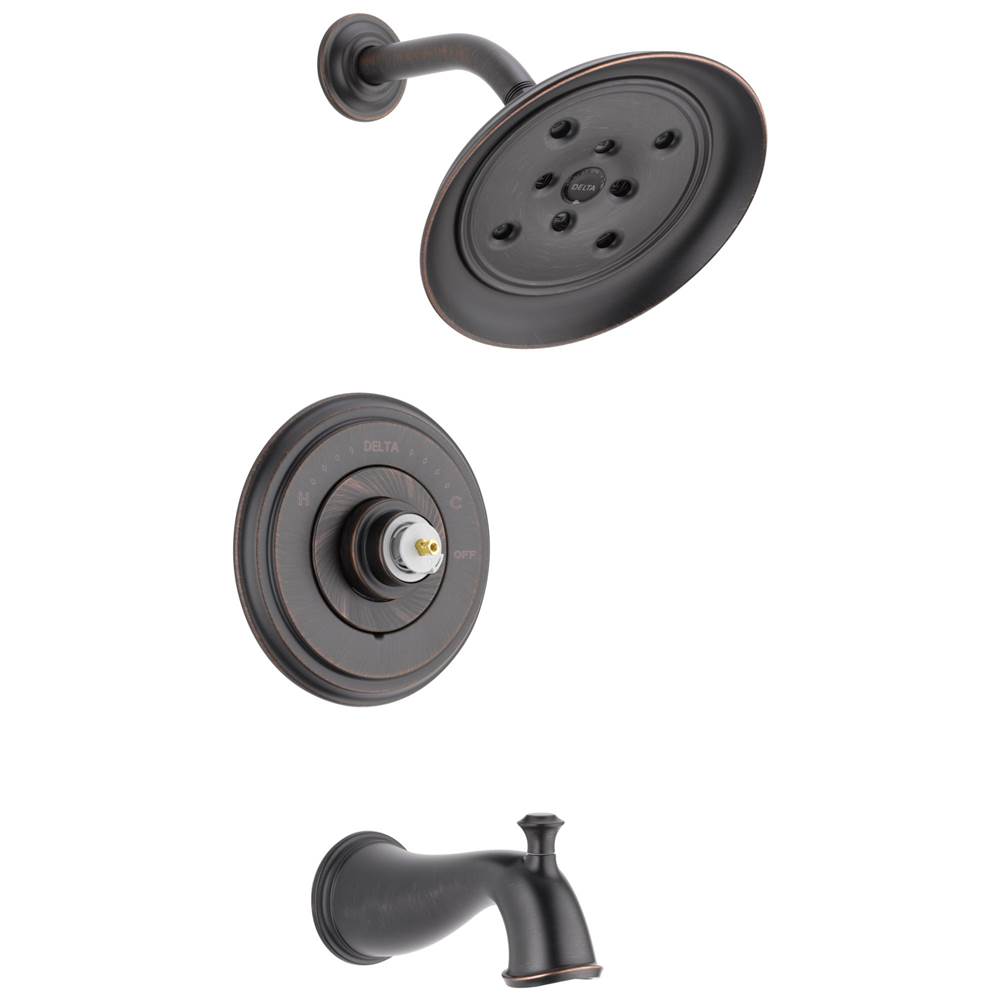 Central Kitchen & Bath ShowroomDelta FaucetCassidy™ Monitor® 14 Series H2Okinetic® Tub And Shower Trim - Less Handle