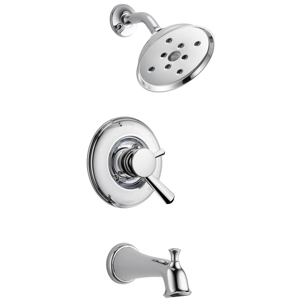 Central Kitchen & Bath ShowroomDelta FaucetLinden™ Monitor® 17 Series Traditional H2Okinetic® Tub And Shower Trim