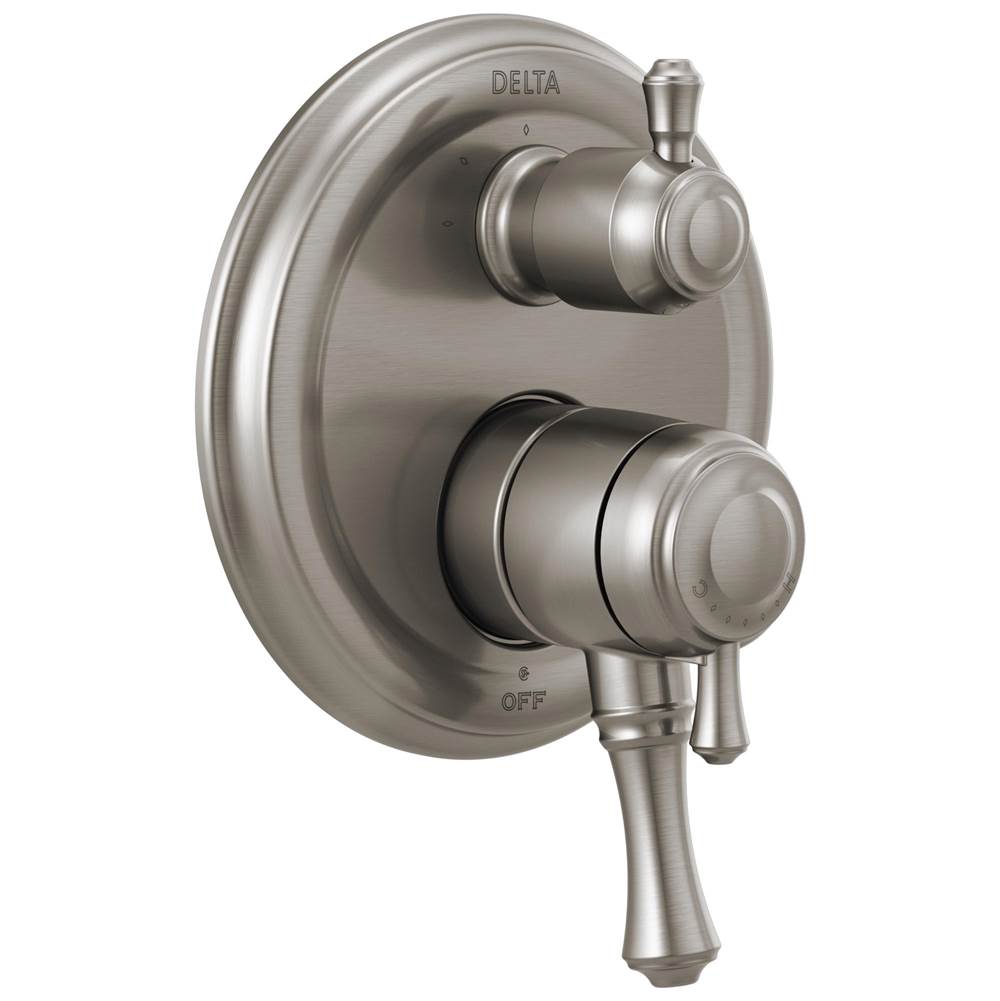 Delta Faucet Cassidy™ Traditional 2-Handle Monitor® 17 Series Valve Trim with 3-Setting Integrated Diverter