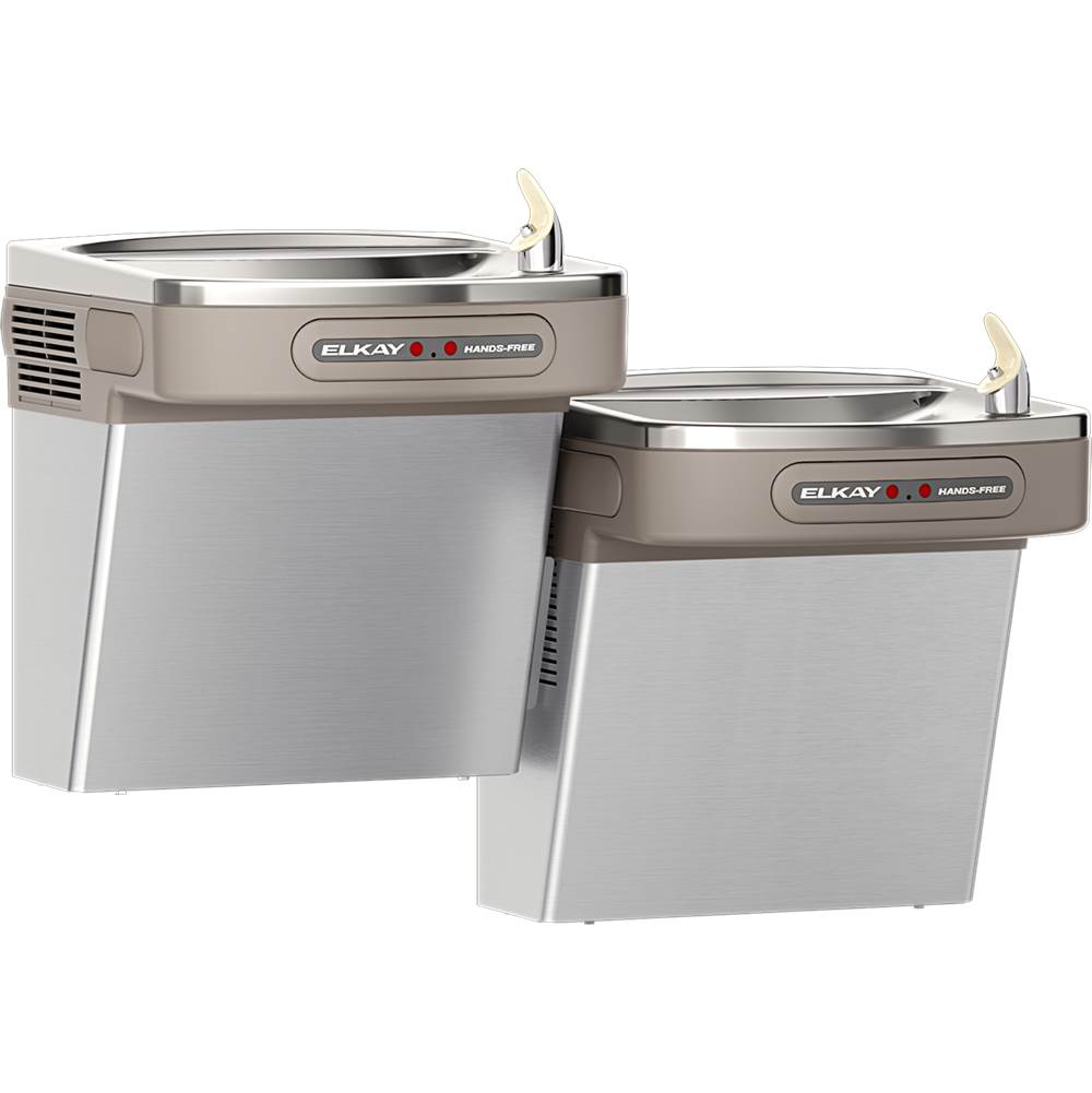 Elkay Bi-Level ADA Cooler Dual Hands Free Activation Refrigerated Stainless