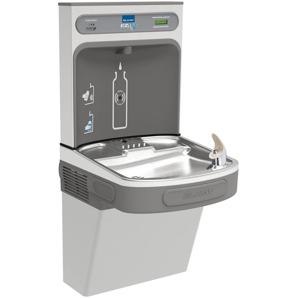 Elkay ezH2O Bottle Filling Station with Single ADA Cooler, Filtered Non-Refrigerated Stainless