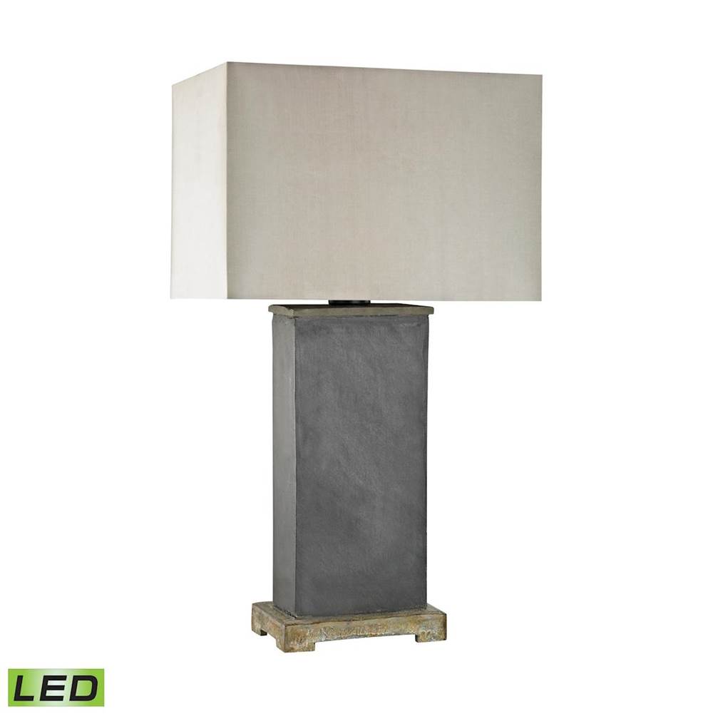 Elk Home Elliot Bay 28'' High 1-Light Outdoor Table Lamp - Gray