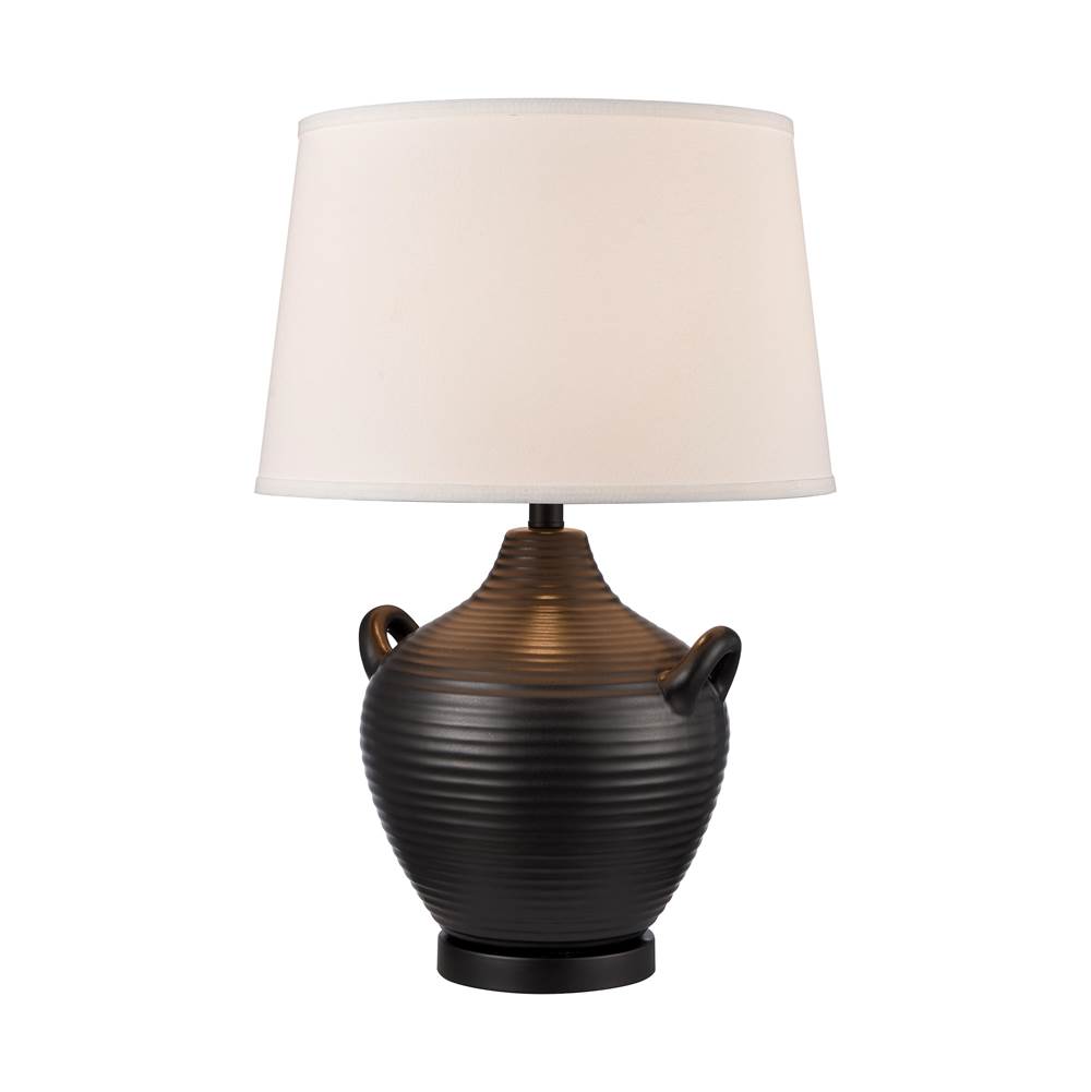 Elk Home Oxford 25'' High 1-Light Table Lamp - Black