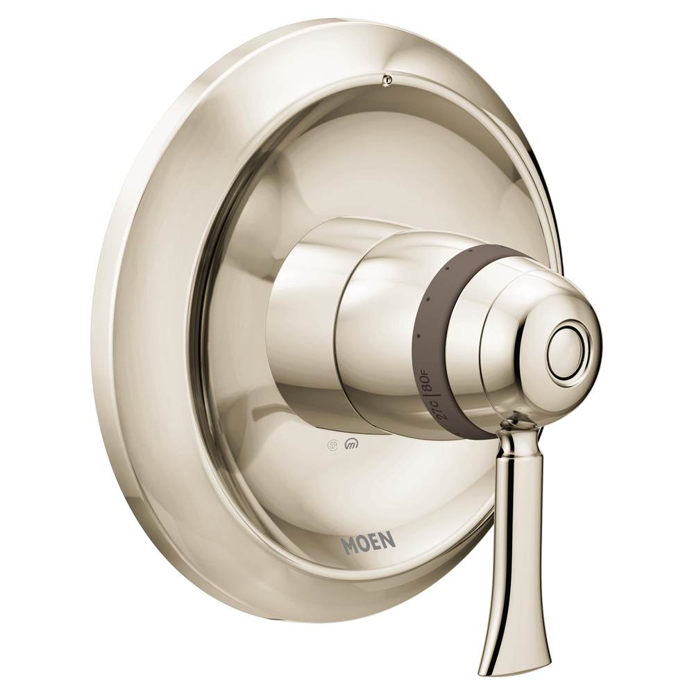 Moen Wynford ExactTemp Thermostatic Valve Trim Kit, Valve Required, Polished Nickel
