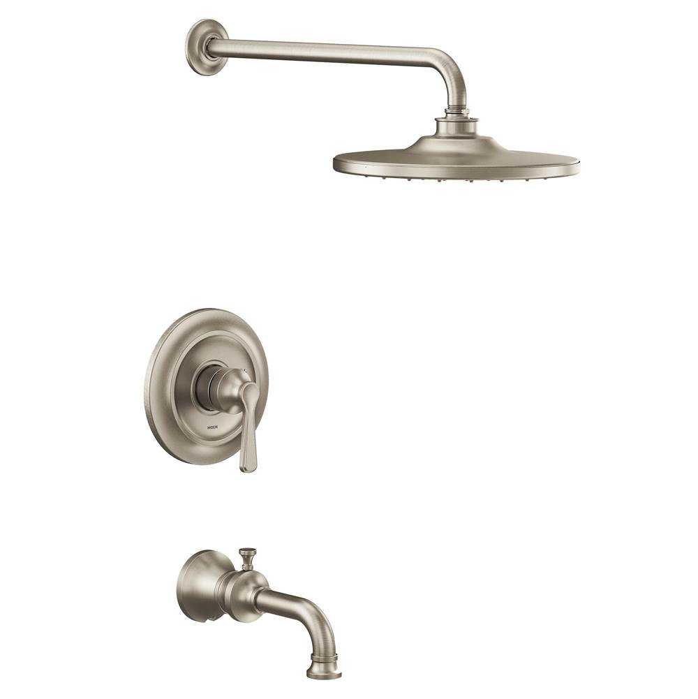 Moen Colinet M-CORE 2-Series Eco Performance 1-Handle Tub and Shower Trim Kit in Brushed Nickel (Valve Sold Separately)