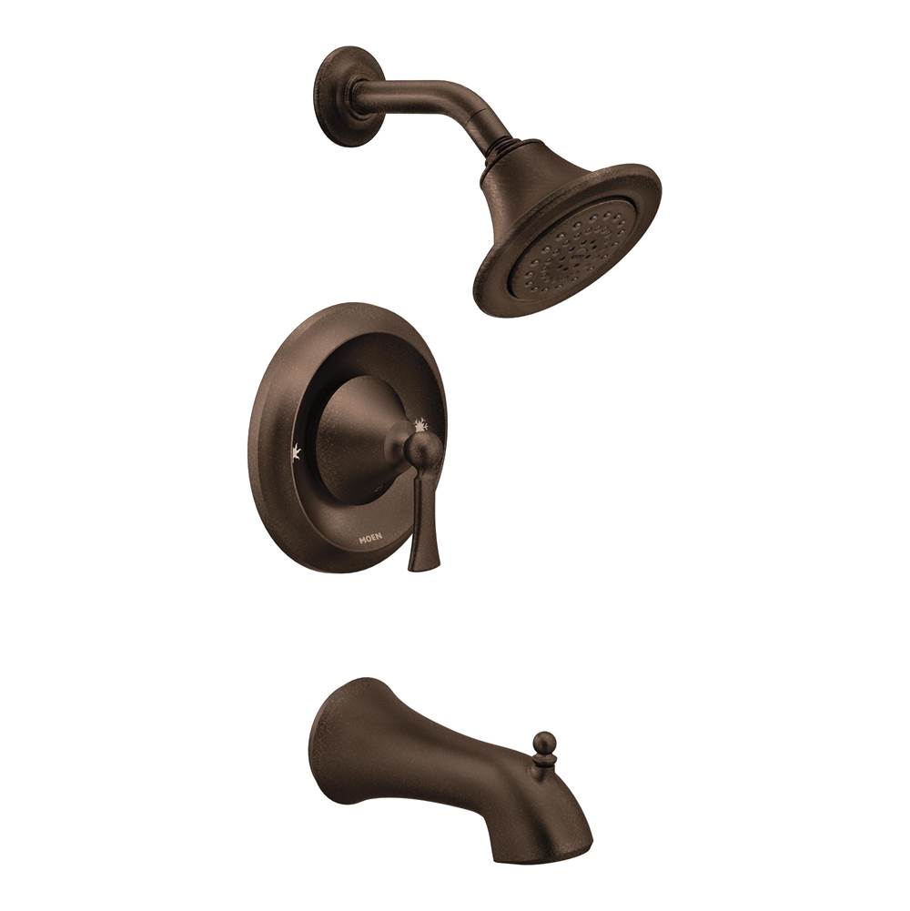 Moen Wynford Single-Handle 1-Spray Tub and Shower Faucet Trim Kit in Oil Rubbed Bronze (Valve Sold Separately)