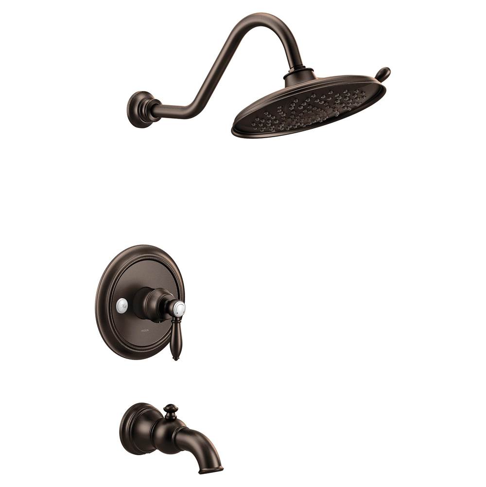 Moen Weymouth M-CORE 3-Series 1-Handle Eco-Performance Tub and Shower Trim Kit in Oil Rubbed Bronze (Valve Sold Separately)
