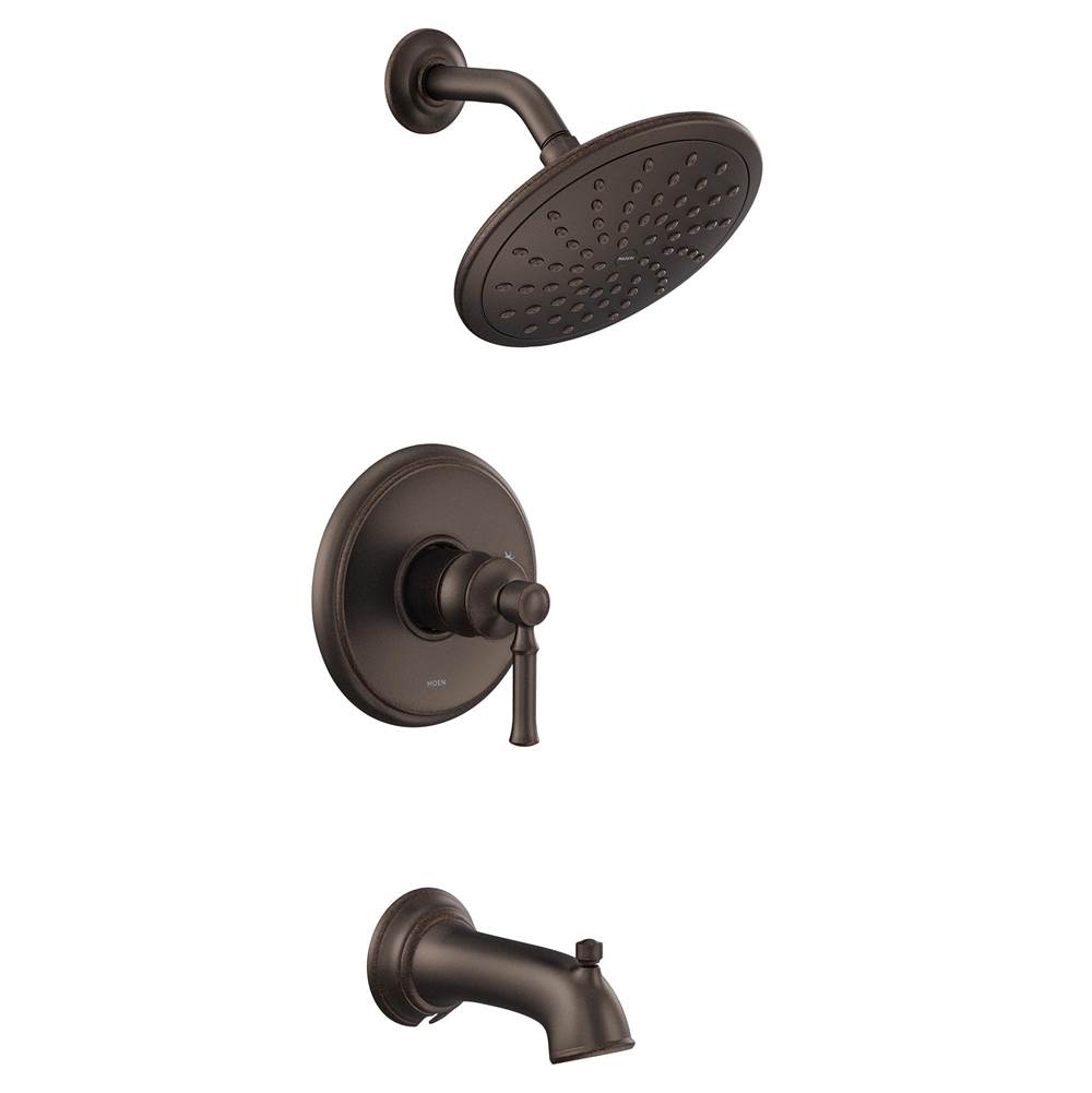 Moen Dartmoor M-CORE 2-Series Eco Performance 1-Handle Tub and Shower Trim Kit in Oil Rubbed Bronze (Valve Sold Separately)