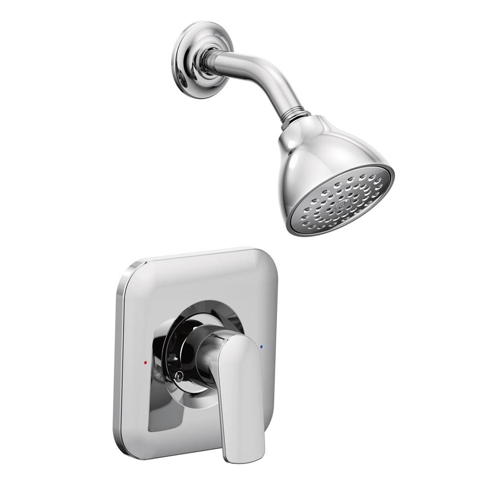 Moen Rizon Single-Handle 1-Spray Posi-Temp Shower Faucet Trim Kit in Chrome (Valve Sold Separately)
