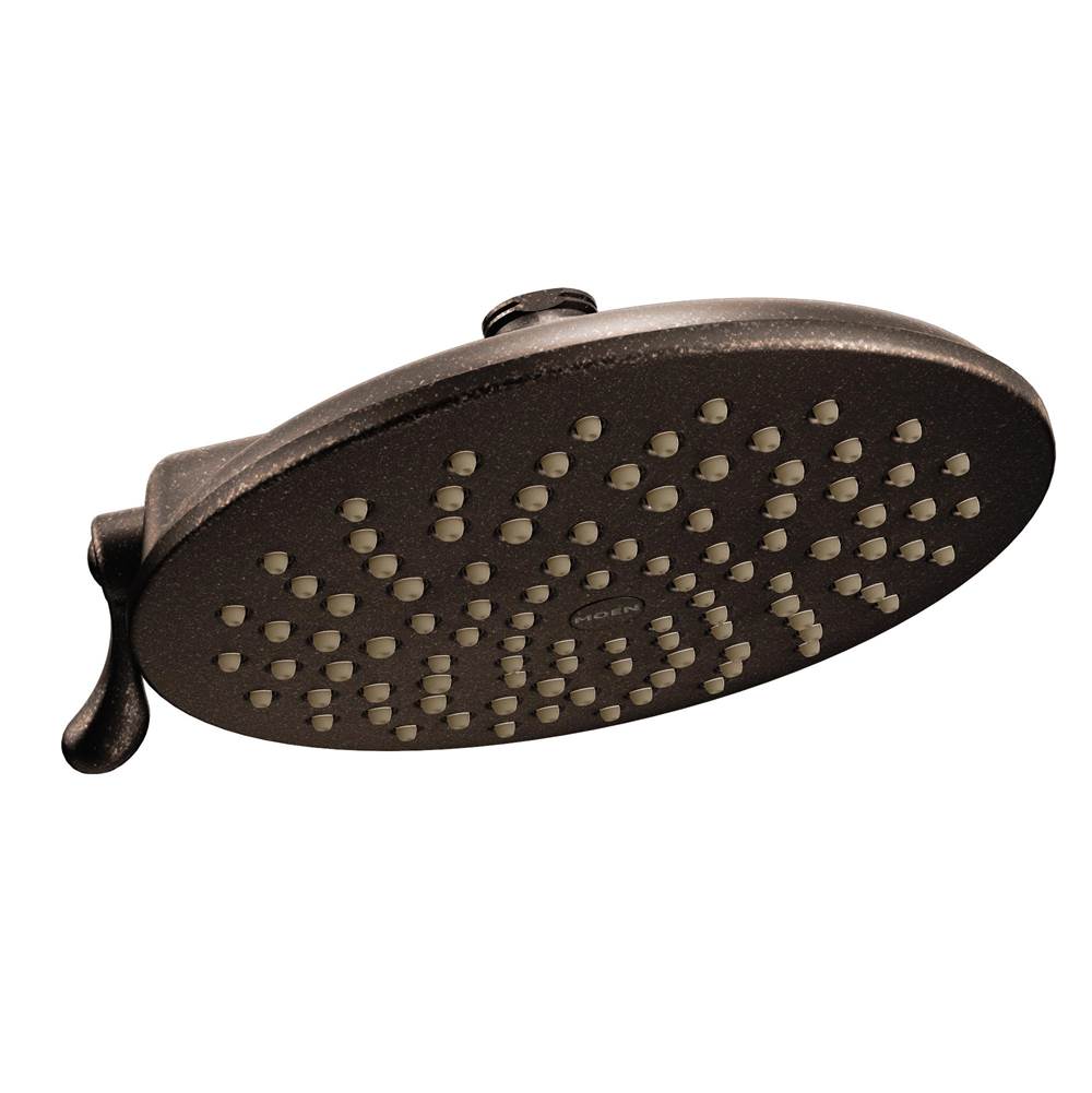 Moen Velocity Two-Function Rainshower 8-Inch Showerhead with Immersion Technology at 2.5 GPM Flow Rate, Oil Rubbed Bronze