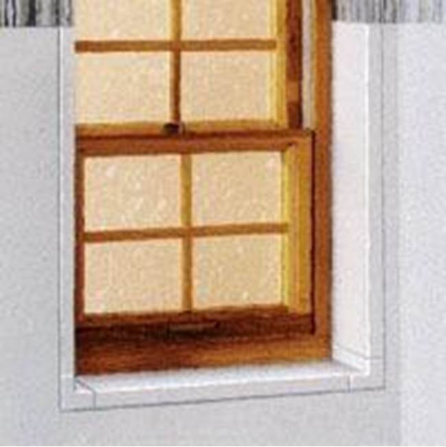 Mustee And Sons Duratrim Fiberglass Window Kit, White