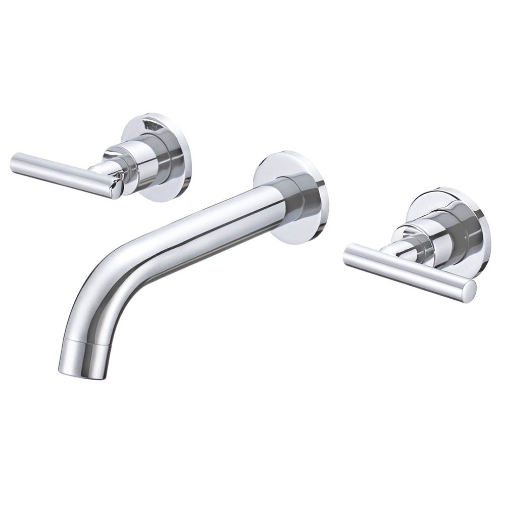 Novatto Novatto KENNEDY Two Handle Wall Mount Bathroom Faucet in Chrome