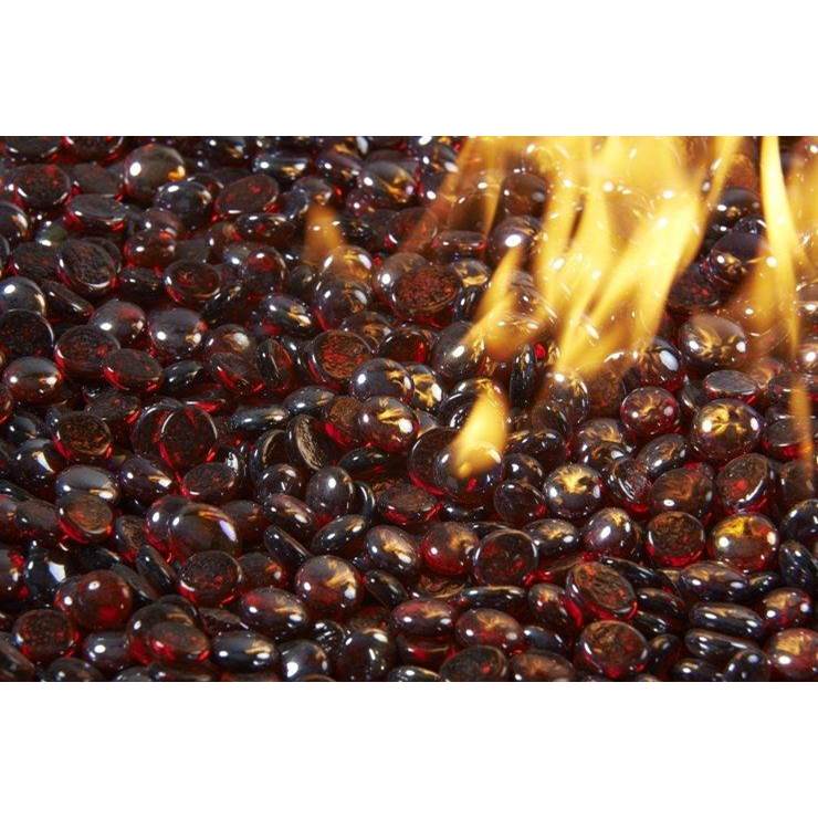 The Outdoor Greatroom Copper Large Tempered Fire Glass Diamonds. (5 lb Container)