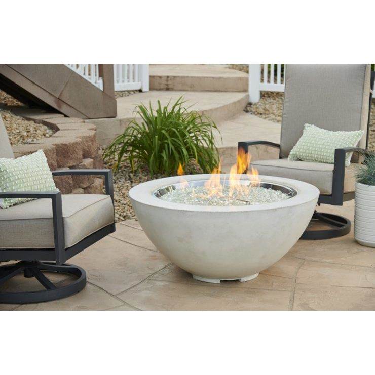 The Outdoor Greatroom White Cove 42'' Round Gas Fire Pit Bowl