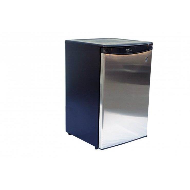 The Outdoor Greatroom Danby Refrigerator with Stainless Steel Door and Glass Shelves