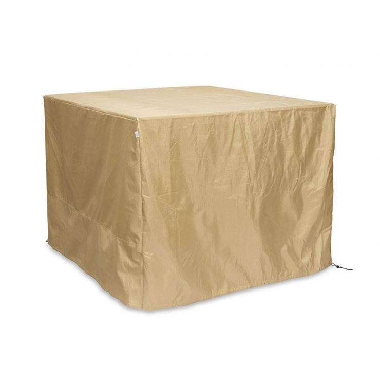 The Outdoor Greatroom Square Tan Protective Cover. (39'' W X 39'' D X 23'' H)