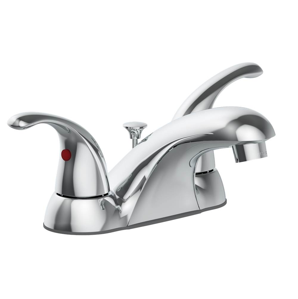 OmniPro 4'' Two Handle Lavatory Faucet, Chrome Finish